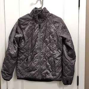 EUC North Face Ladie's/Girl's/Unisex Quilted Pattern, Charcoal, Medium